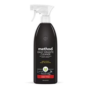 Method Daily Granite Cleaner Spray, Apple Orchard, Plant-Based Cleaning Agent for Granite, Marble, and Other Sealed Stone, 28 oz Spray Bottle (Pack of 1)