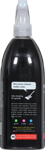 Method Daily Granite Cleaner Spray, Apple Orchard, Plant-Based Cleaning Agent for Granite, Marble, and Other Sealed Stone, 28 oz Spray Bottle (Pack of 1)