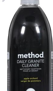 Method Daily Granite Cleaner Spray, Apple Orchard, Plant-Based Cleaning Agent for Granite, Marble, and Other Sealed Stone, 28 oz Spray Bottle (Pack of 1)