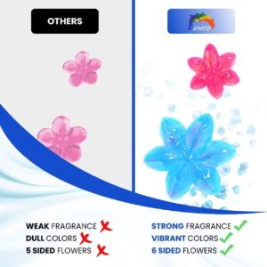 JAVCO -96 Flowers- Flower Toilet Gel Stamp | Toilet Scent Fresheners | Toilet Fresheners Gel Toilet (Mix Scent)