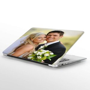 AIPNIS Personalized Photo Transparent Hard Case for MacBook Air 13 inch, A2337 M1 A2179 A1932 (Release 2018-2020), Custom HD Print, Crystal Clear Hard Shell Cover, Compatible with MacBook Air 13 inch