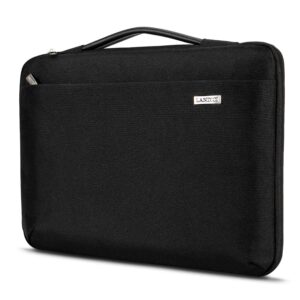 LANDICI Laptop Sleeve Carring Case 13 13.3 13.6 Inch,360°Protective Computer Cover Bag Compatible for MacBook Air 13 M1/M2 2022,MacBook Pro 13 2021,13.5" Surface Laptop 3/4,Chromebook 14,Black