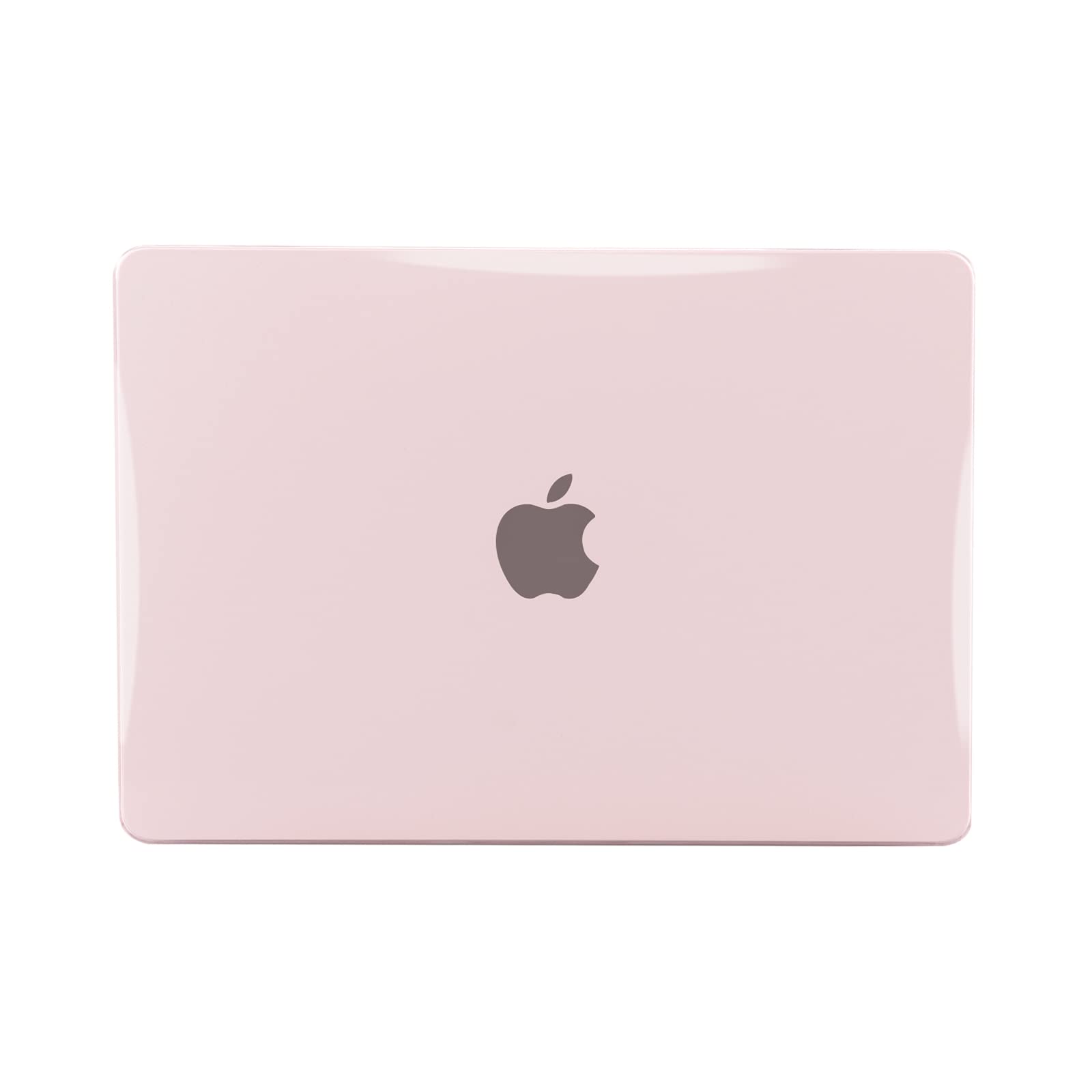 EooCoo Case Compatible with MacBook Air 13 inch 2022 2021-2018 M1 A2337 A2179 A1932 with Retina Display, Glossy Plastic Hard Shell, Keyboard Skin Cover, Screen Protector, Cute Pink