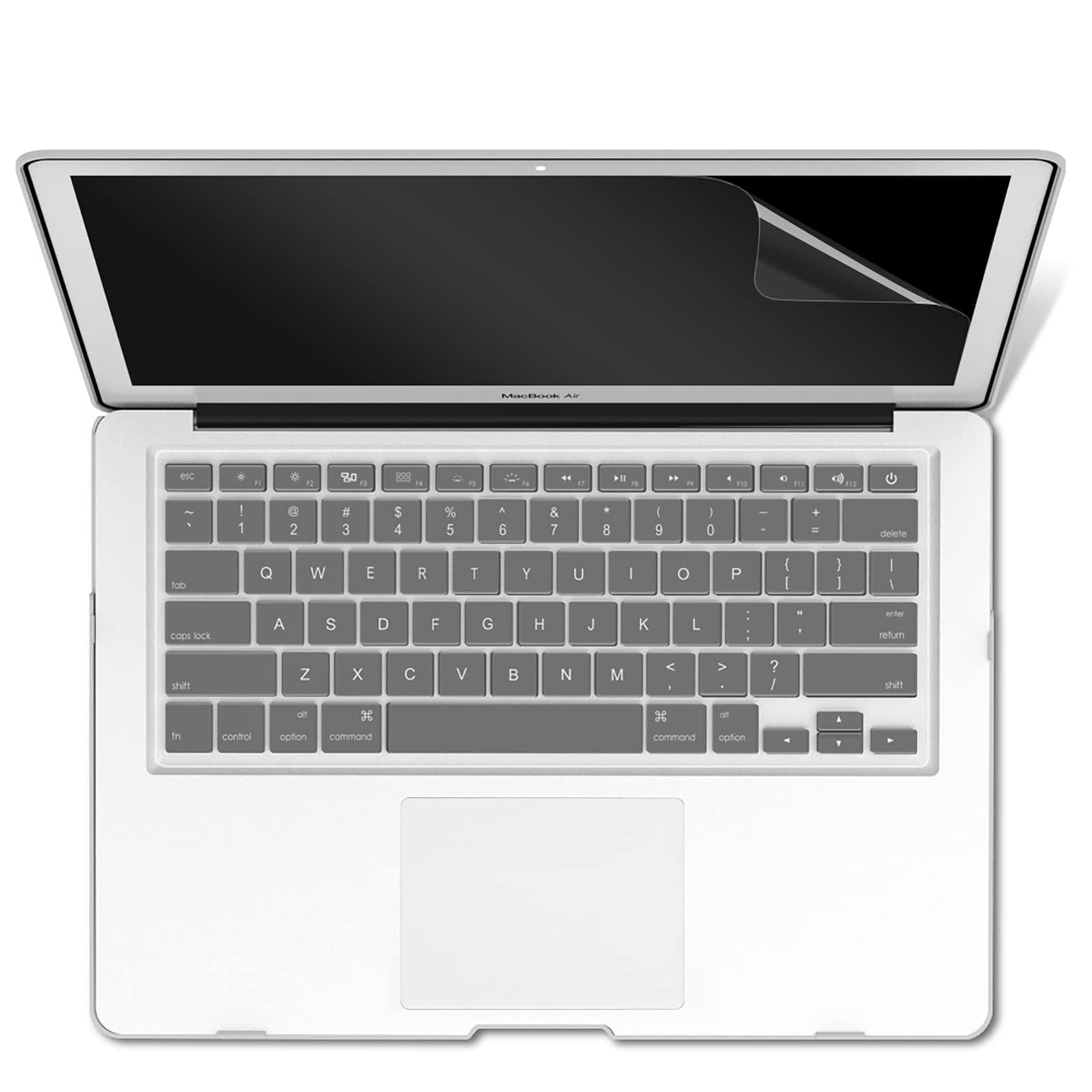 IBENZER Compatible with Old Version MacBook Air 13 Inch Case (2017-2010 Release), Models: A1466/A1369, Plastic Hard Shell Case with Keyboard & Screen Cover for Mac Air 13, Crystal Clear, A13CYCL+2