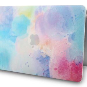 KECC Case Compatible with MacBook Air 13 inch Case 2022 2021 2020 Release A2337 M1 A2179 Retina Display + Touch ID Protective Plastic Hard Shell + Keyboard Cover + Sleeve (Rainbow Mist 2)