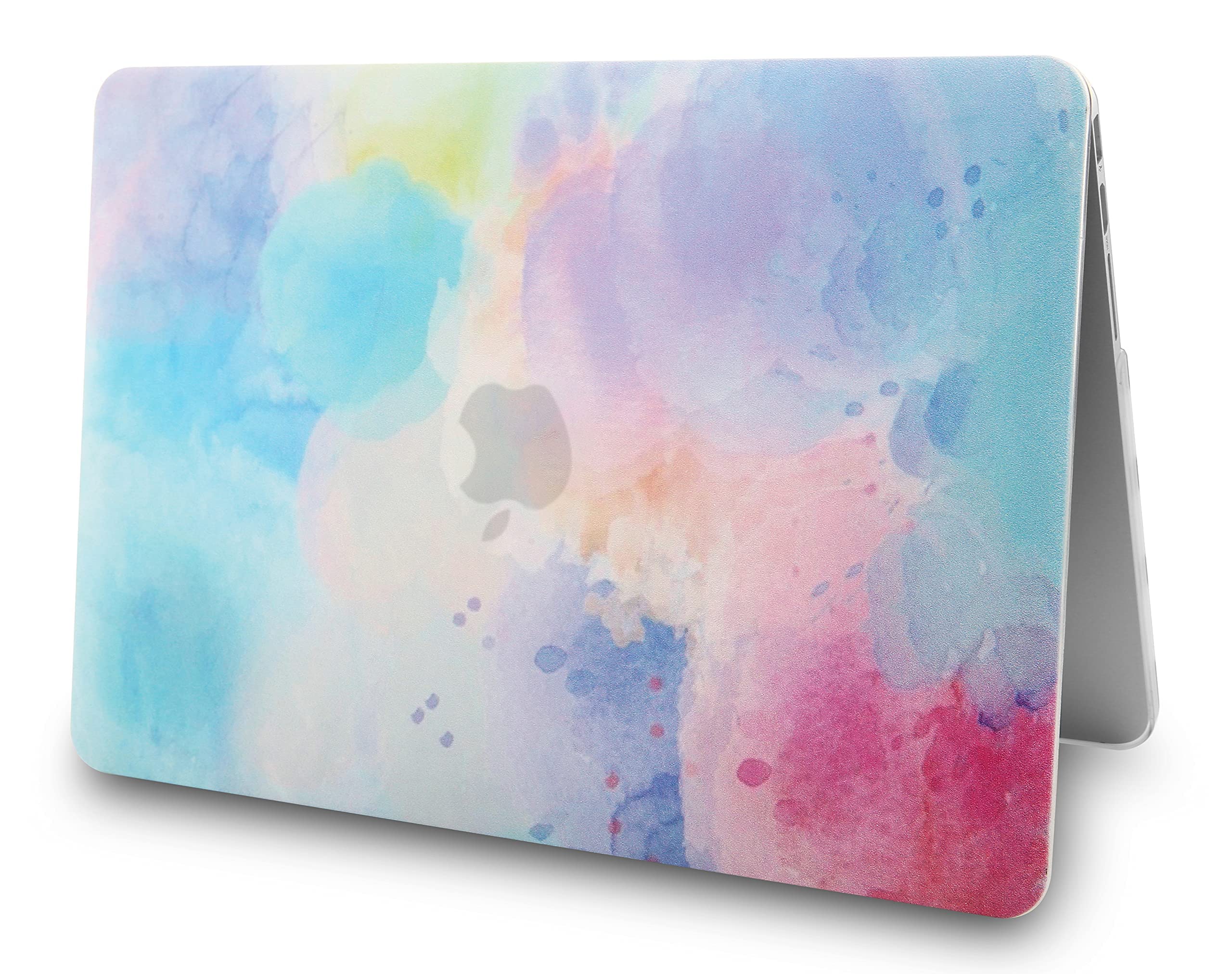 KECC Case Compatible with MacBook Air 13 inch Case 2022 2021 2020 Release A2337 M1 A2179 Retina Display + Touch ID Protective Plastic Hard Shell + Keyboard Cover + Sleeve (Rainbow Mist 2)