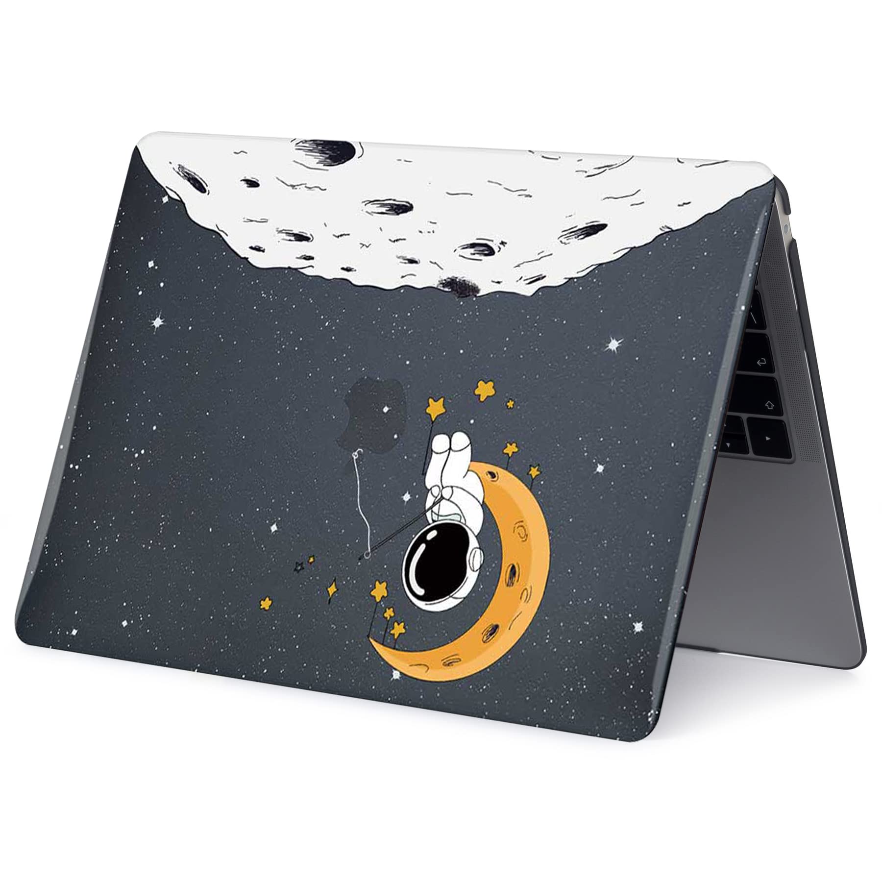 Case Compatible with MacBook Air 13 inch 2020 2019 2018 Models: A2337 M1/ A2179/ A1932 with Touch ID, Plastic Hard Shell Case & Keyboard Cover Skin for Mac Air 13 Retina - Astronaut