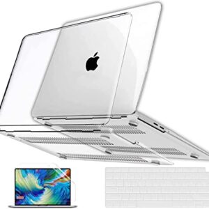 GVTECH Case for MacBook Air 13 inch Crystal Clear Case A1369 A1466, Plastic Hard Shell & Keyboard Cover & Screen Protector for with MacBook Air 13 (2010-2017) (A1369/A1466)