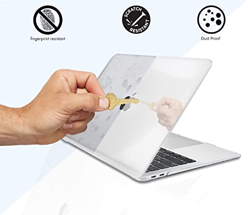 GVTECH Case for MacBook Air 13 inch Crystal Clear Case A1369 A1466, Plastic Hard Shell & Keyboard Cover & Screen Protector for with MacBook Air 13 (2010-2017) (A1369/A1466)