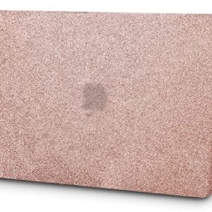 KECC Laptop Case for MacBook Air 13" w/ Keyboard Cover Plastic Hard Shell Case A1466/A1369 2 in 1 Bundle (Rose Gold Sparkling)