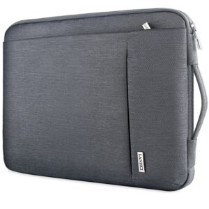 LANDICI 360° Protective Laptop Sleeve 13-14 Inch, Computer Bag Carrying Case for MacBook Air 13 M1/2022 M2, MacBook Pro 13/14 2021, Chromebook 14, Slim, Shockproof, Waterproof, Grey