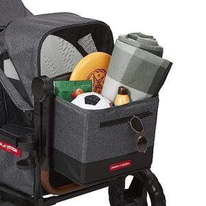 Radio Flyer Voya Stroller Wagon, 2 Seater Wagon Stroller for Kids with Low Sides, Baby Stroller Wagon, Double Stroller