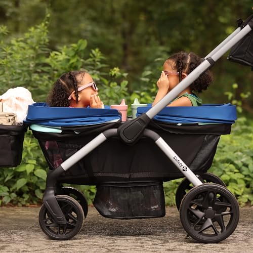 Safety 1st Summit Wagon Stroller fits 2 Kids Includes Removable Child Tray and 2 Cup Holders, High Street