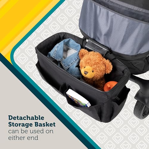 Safety 1st Summit Wagon Stroller fits 2 Kids Includes Removable Child Tray and 2 Cup Holders, High Street