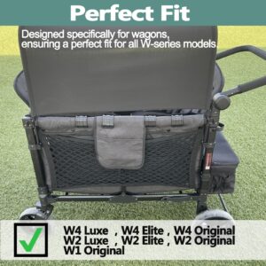 Bandelt Stroller Wagon Cargo Net Compatible with Wonderfold All W-Series Models Heavy Duty Baby Stroller Organizer Mesh Cargo Net for Extra Storage Space Large Storage Capacity