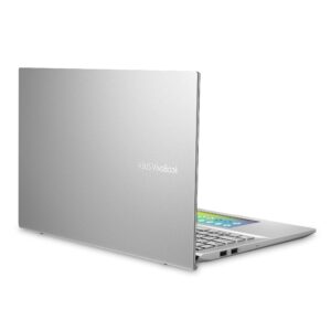 asus vivobook s15 thin & light laptop, 15.6” fhd, intel core i5-8265u cpu, 8gb ddr4 ram, pcie nvme 512gb ssd, windows 10 home, s532fa-db55, transparent silver