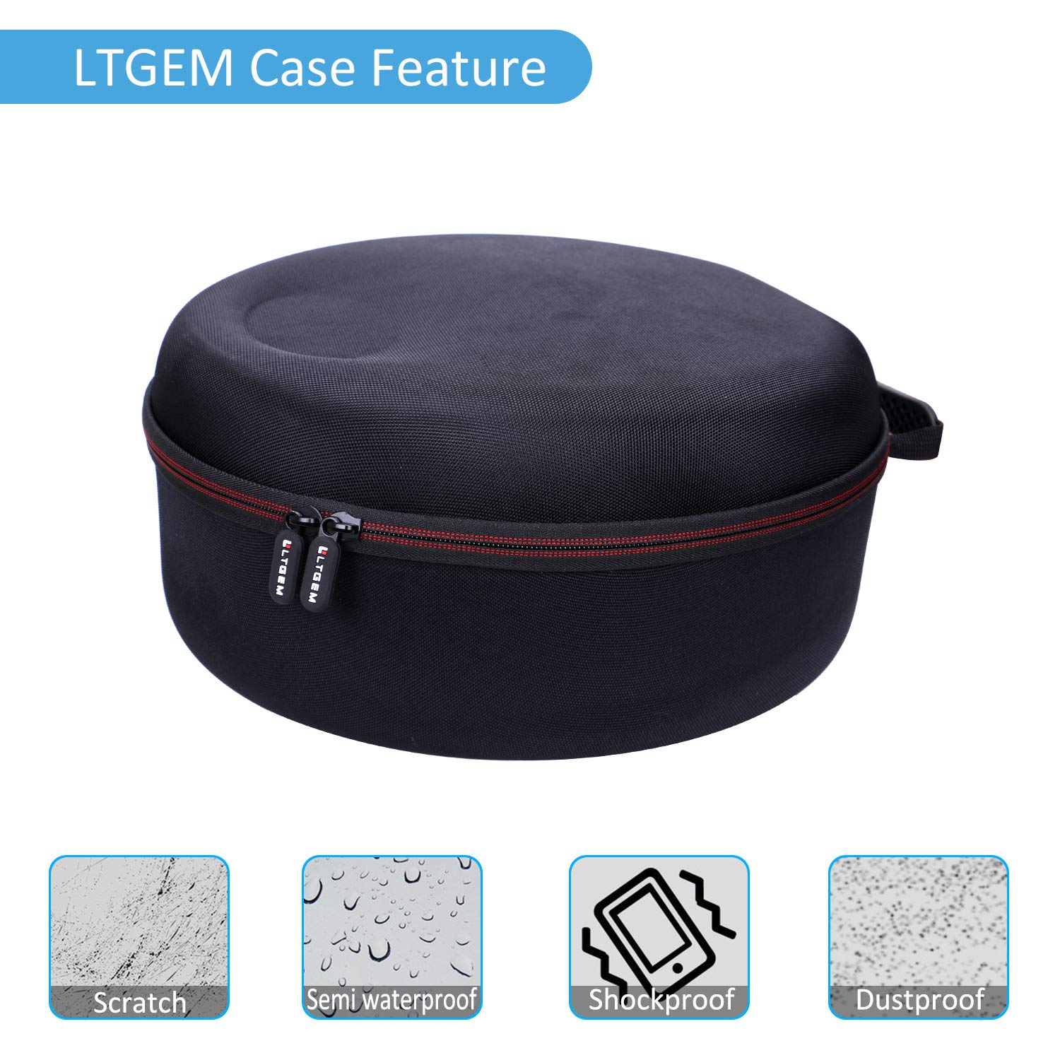 LTGEM EVA Hard Case for Harman Kardon Onyx Studio 5/6 Bluetooth Wireless Speaker - Travel Protective Carrying Storage Bag