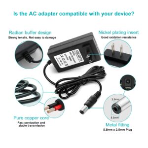 19V AC DC Adapter for Harman Kardon Charger Onyx Studio 8 7 6 5 4 3 2 1 Wireless Bluetooth Speaker Replacement Harmon Kardon Charger 19V AC Power Cord Supply