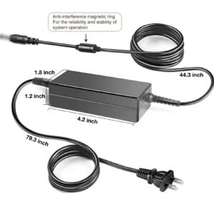 Kircuit New 19V 3.0A - 3.4A AC/DC Adapter Replacement for Harman Kardon HKOS5 Onyx5 Onyx Studio 5 Wireless Bluetooth Speaker HKOS5BLKAM HKOS5BLKSP 6132A-HKONYXST5 APIHKONYXST5 TL0662-II0137065 19VDC