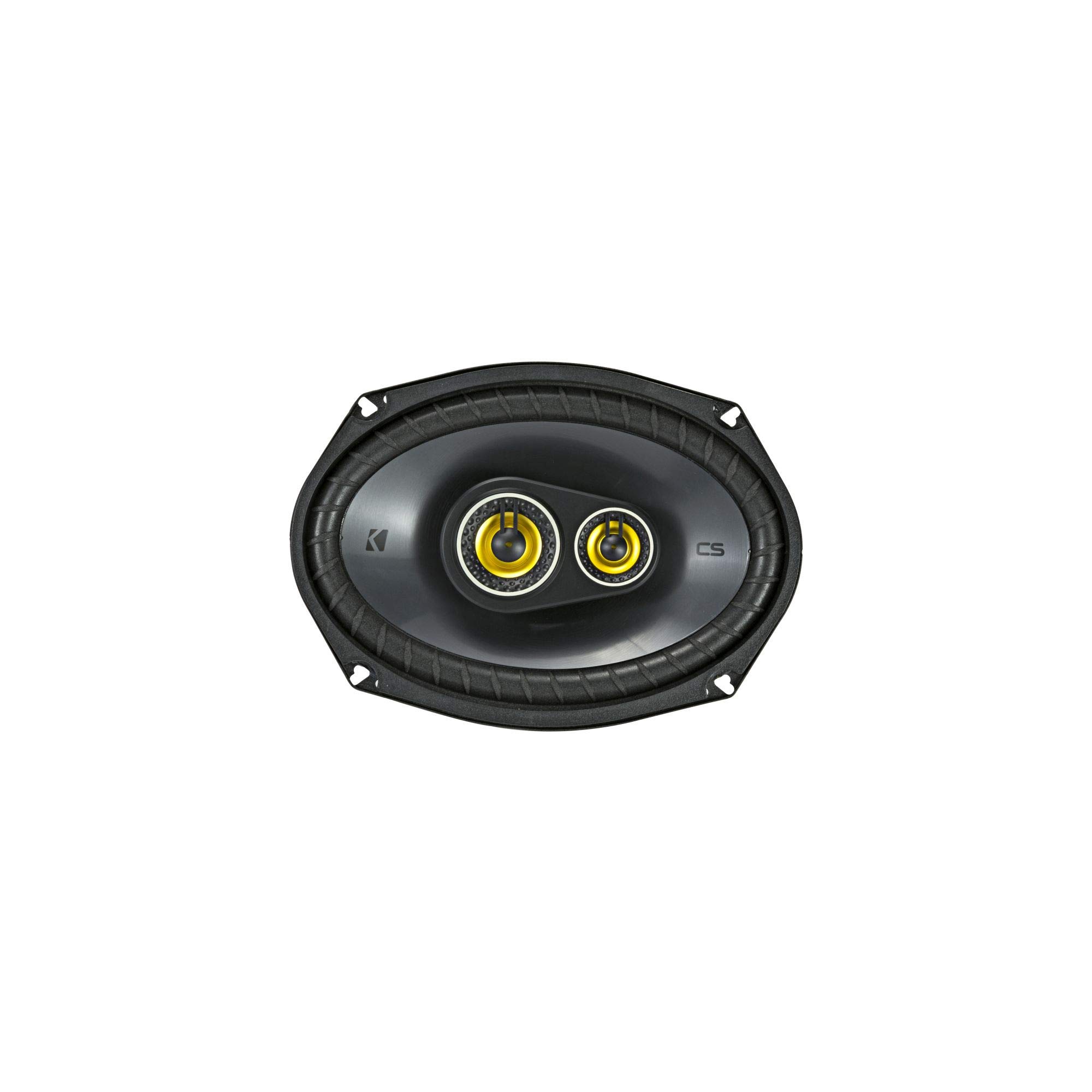 Kicker CS Series 150 Watt 6 x 9 Inch Car Audio Coaxial Speaker Pair, Black