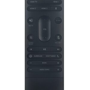 VINABTY Replace Basic IR Remote Control fit for Harman/Kardon CITATION BAR Speaker