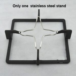 4Pcs Stove Top Support Accessories Chrome Plated Stainless Steel Cooking Pan Holder Stand Trivet Pot Kitchen Gas Hob Rack Universal Cookware Parts