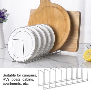 TITA-DONG Dish Drying Rack fro Kitchen Counter, Iron Dry Sink Drainer Holder, Kitchen Dish Stand Plate Rack Shelves, Lightweight Cabinet Storage Organizer for Dish, Plate, Bowl, Pot Lid, Pans