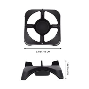 DOITOOL 1pc Gas Hob Milk Pot Holder Round Gas Range Burner Grate Support Rack Stand Cast Iron Wok Rack Cast Iron Wok Stand Pan Holder Stand Stove Rack Bassinet Alloy Dry Boiler Outdoor