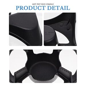 DOITOOL 1pc Gas Hob Milk Pot Holder Round Gas Range Burner Grate Support Rack Stand Cast Iron Wok Rack Cast Iron Wok Stand Pan Holder Stand Stove Rack Bassinet Alloy Dry Boiler Outdoor