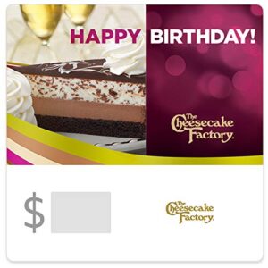 the cheesecake factory birthday chocolate cheesecake egift card