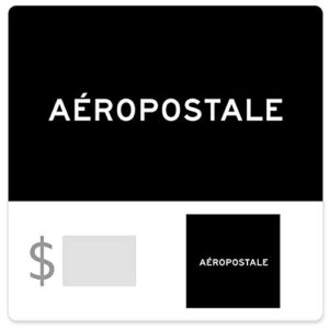 aeropostale egift card - black