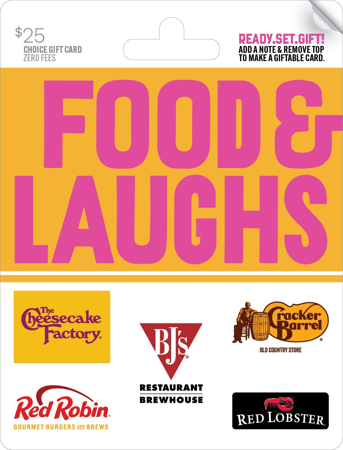 Food & Laughs Gift Card