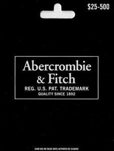 abercrombie & fitch gift card