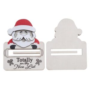 Christmas Money and Gift Card Clip Santa Claus Shape, Versatile Storage Solution for Cash and Cards