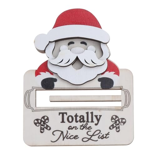 Christmas Money and Gift Card Clip Santa Claus Shape, Versatile Storage Solution for Cash and Cards