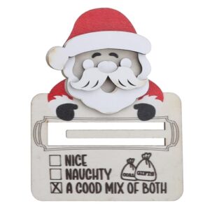 Christmas Money and Gift Card Clip Santa Claus Shape, Versatile Storage Solution for Cash and Cards