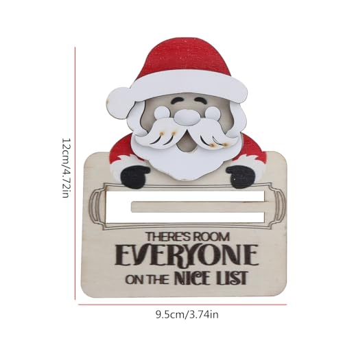 Christmas Money and Gift Card Clip Santa Claus Shape, Versatile Storage Solution for Cash and Cards