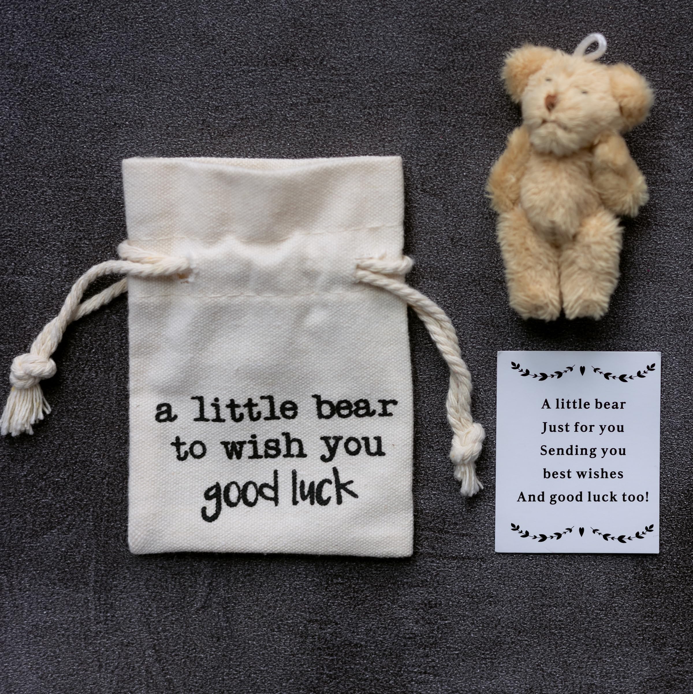 Good Luck Gift, Pocket Bear, Lucky Souvenir Gift, Miss You Gift, Gifts of Encouragement, Good Luck in Exams,Congratulations Graduation Gift.