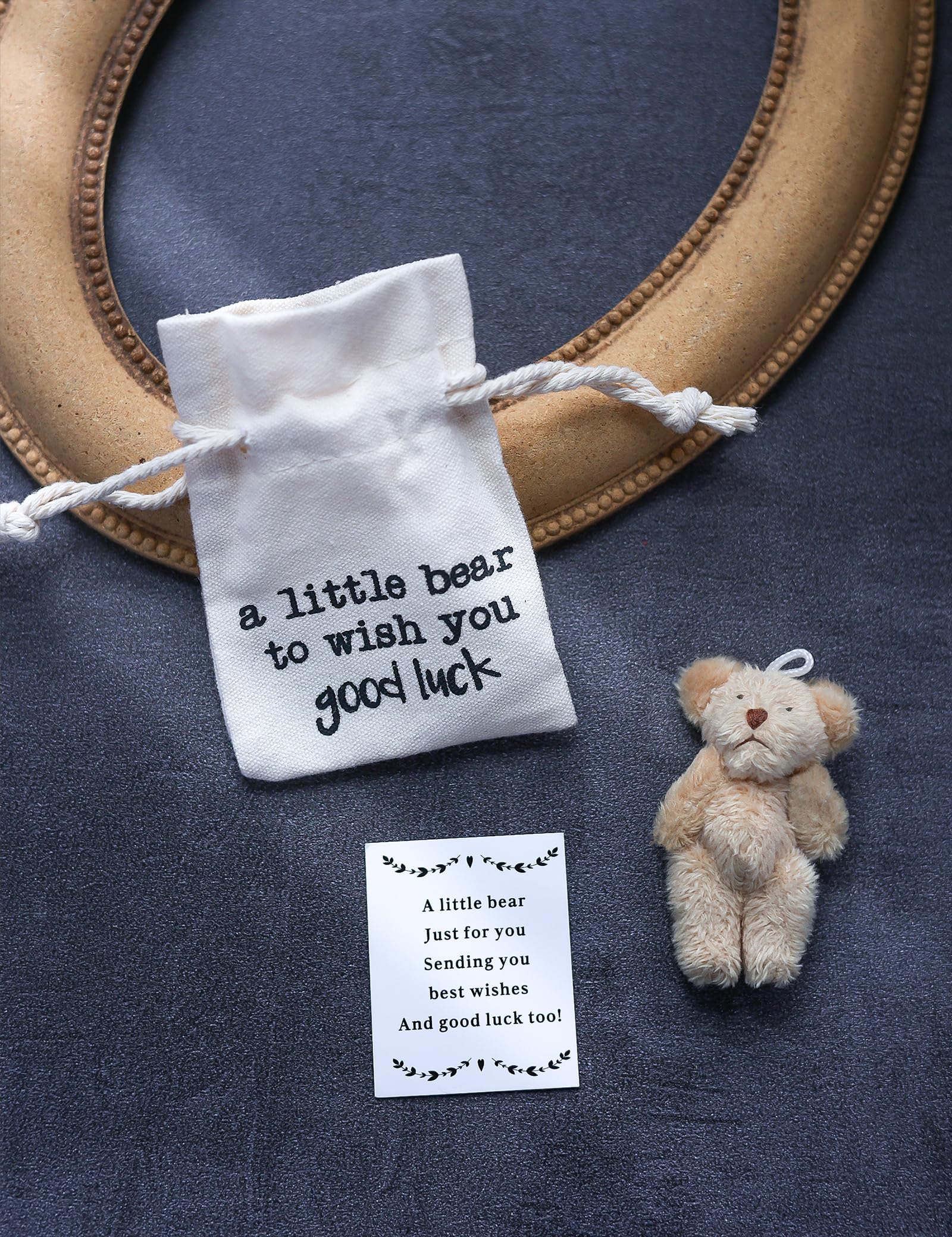 Good Luck Gift, Pocket Bear, Lucky Souvenir Gift, Miss You Gift, Gifts of Encouragement, Good Luck in Exams,Congratulations Graduation Gift.