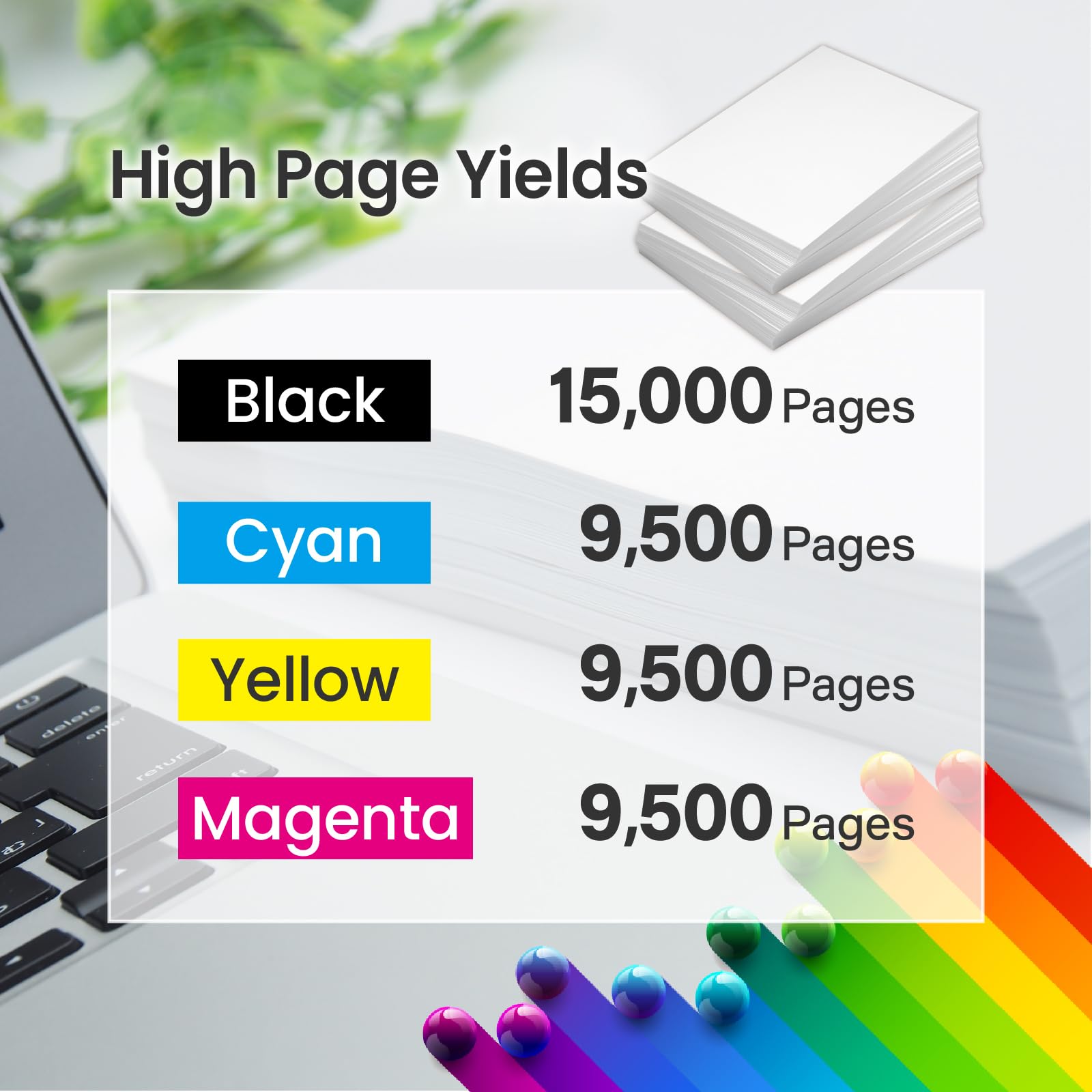 SHIKI compatible Toner Cartridge for Ricoh/Lanier/Savin MP C2003/C2503/C2004/C2504 Cyan (841921) 9,500 pages (Cyan)