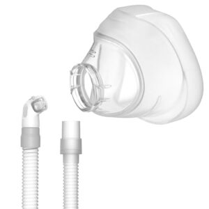 cushion and short hose for air_fit n20 medium, frame is needed for connect (not included), n20 nasal cushion with tube supplies, soft and full air seal, medicolor supplied