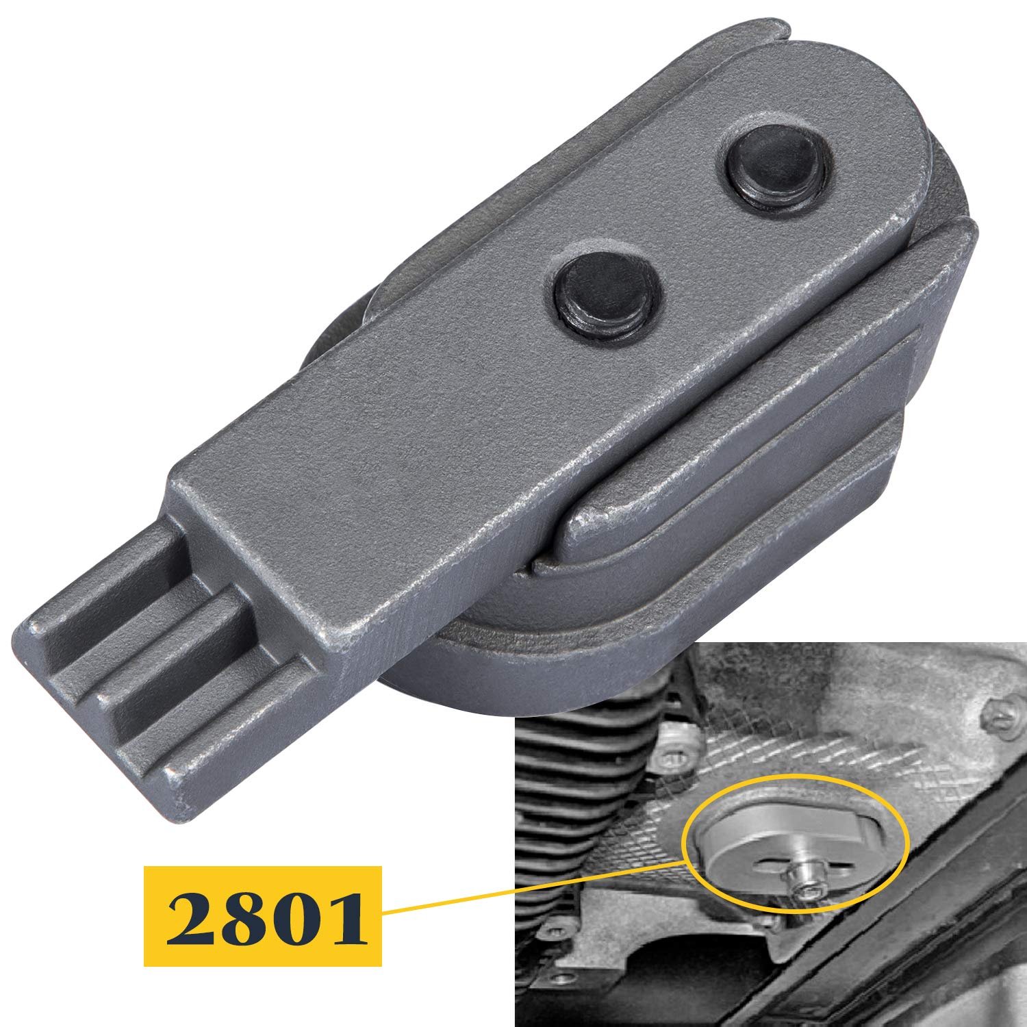 V-SEK 2801 Flywheel Holder Compatible with BMW N20 N26 - Engines Flex Plate Lock Tool -Great for Replacing The Ttiming Chain