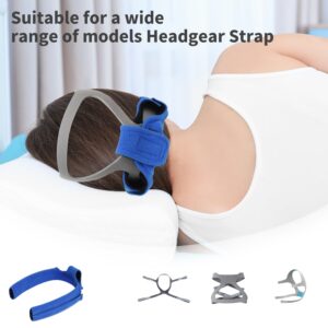 CPAP Neck Pad Headgear Strap Cover, Universal Reusable Face cpap Strap Cushion, Comfortable Soft cpap mask Strap Cover Fits for CPAP F20 N20, Most Others Headgears - No More Strap Marks