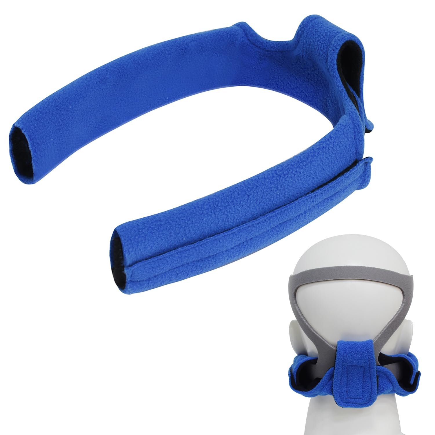 CPAP Neck Pad Headgear Strap Cover, Universal Reusable Face cpap Strap Cushion, Comfortable Soft cpap mask Strap Cover Fits for CPAP F20 N20, Most Others Headgears - No More Strap Marks