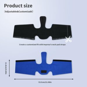 CPAP Neck Pad Headgear Strap Cover, Universal Reusable Face cpap Strap Cushion, Comfortable Soft cpap mask Strap Cover Fits for CPAP F20 N20, Most Others Headgears - No More Strap Marks