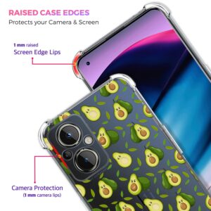 Glisten - OnePlus Nord N20 Case, OnePlus N20 5G Case - Avocado Fruit Pattern Design Printed Slim Fit Clear Transparent Soft TPU Shockproof Designer Back Case/Cover for OnePlus Nord N20.