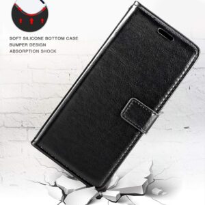 for Oneplus Nord N20 SE Case, Premium PU Leather Magnetic Flip Case Cover with Card Holder and Kickstand for Oneplus Nord N20 SE (6.56”)