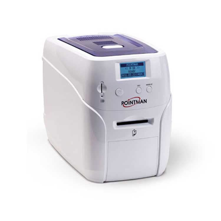 Pointman Nuvia N20 Id Card Printer, Base Model* + ISO Magnetic Stripe Encoder and Contact Smart Card Encoder, N12-1101-00