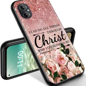 RYUITHDJP for Oneplus Nord N20 5g Phone Case 6.43" Christian Bling Design, Phone Case for Oneplus Nord N20 Case TPU Stylish Protective Cover