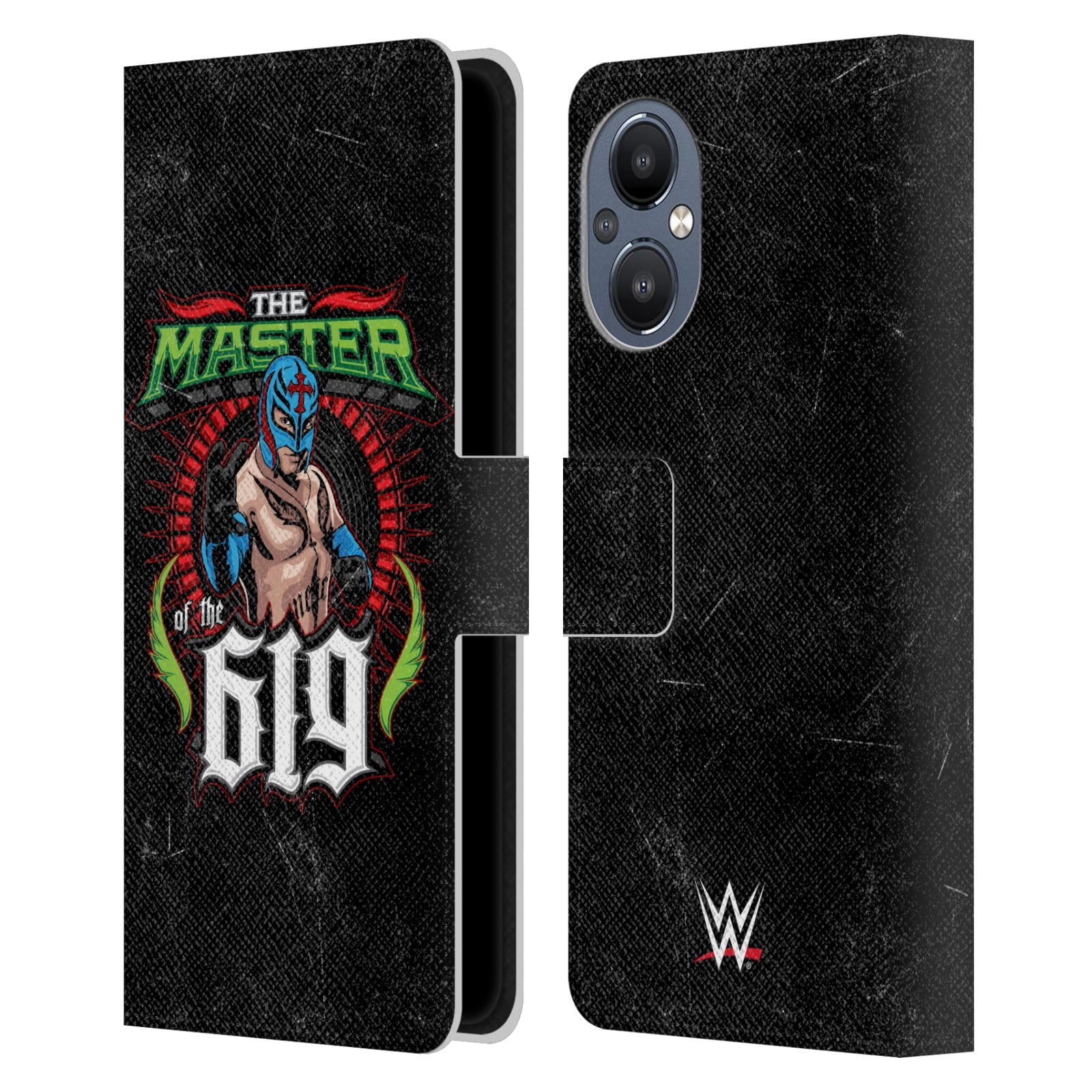 Head Case Designs Officially Licensed WWE The Master of 619 Rey Mysterio Leather Book Wallet Case Cover Compatible with OnePlus Nord N20 5G